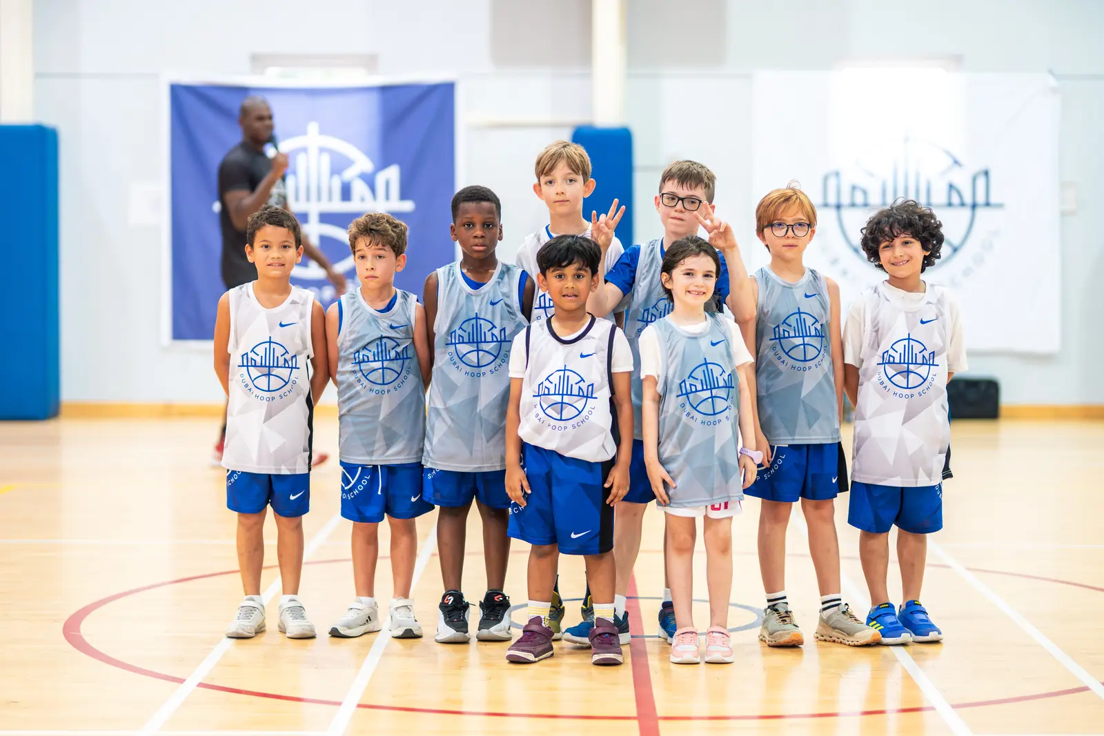 Dubai Hoop School youth basketball team